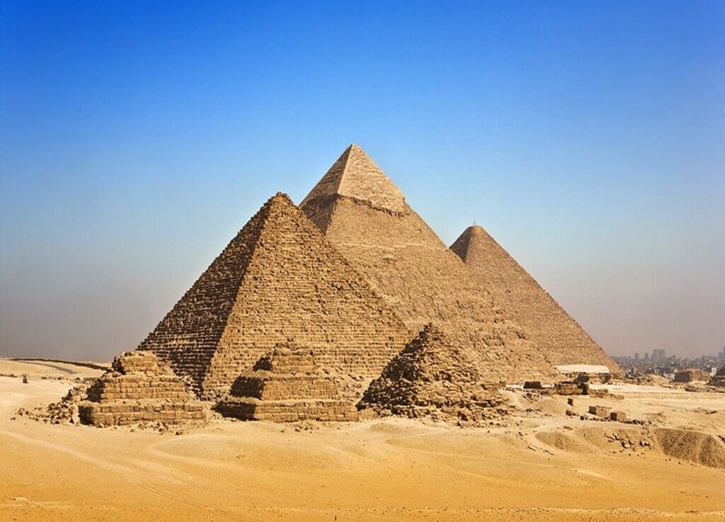Giza Pyramids and Great Sphinx on a Cairo day trip from Sharm El Sheikh in Egypt