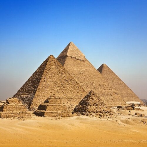 Giza Pyramids and Great Sphinx on a Cairo day trip from Sharm El Sheikh in Egypt