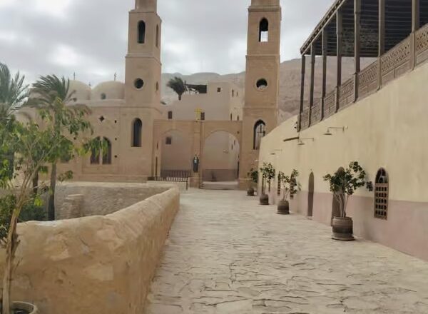 St. Anthony and St. Paul Monasteries Tour from Hurghada 1 St. Anthony and St. Paul monasteries in Egypt surrounded by the dramatic Eastern Desert mountains and historic Christian architecture