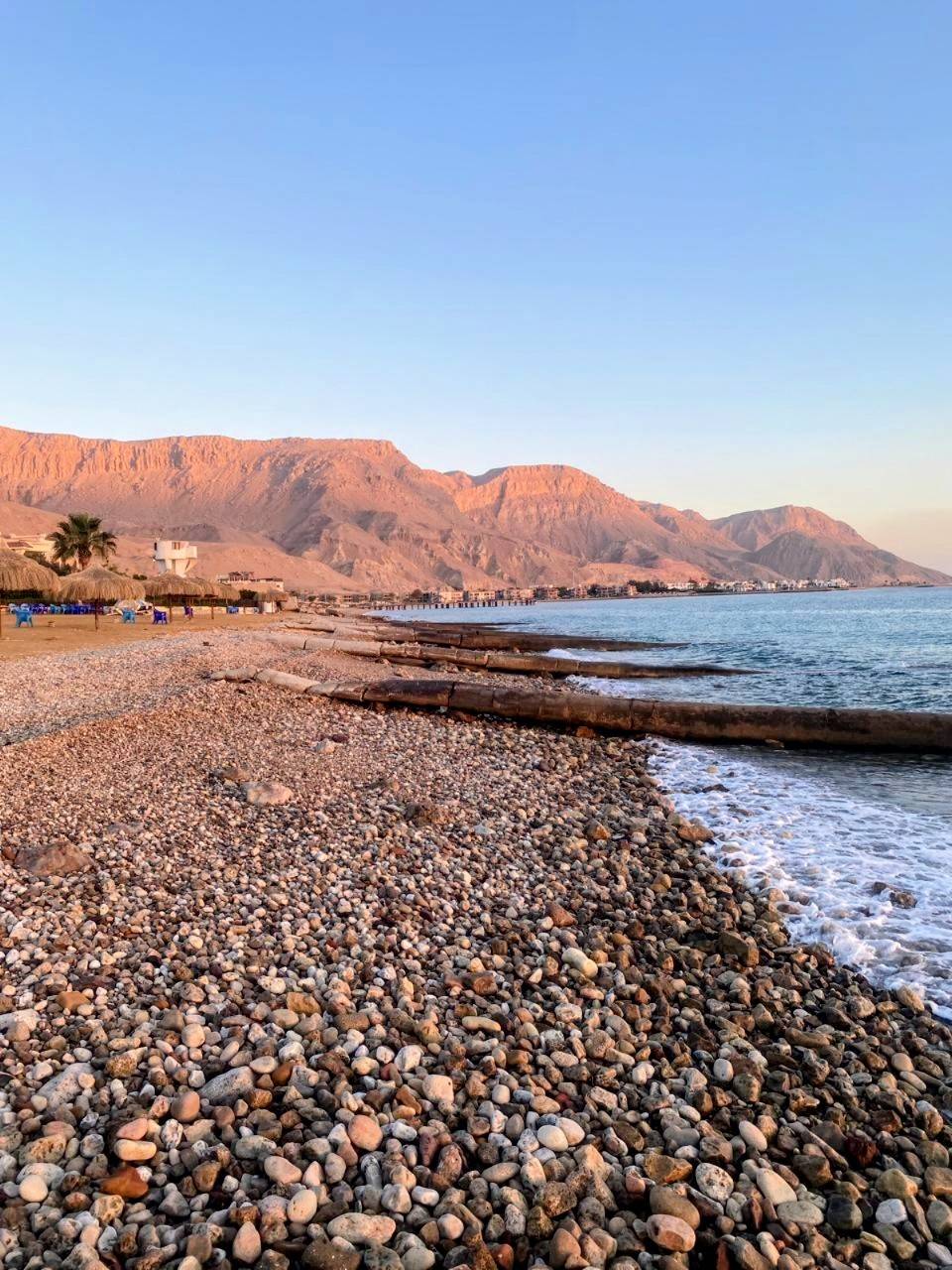 Ain Sokhna Red Sea beach day trip from Cairo with swimming, sunbathing, and relaxing seaside views.
