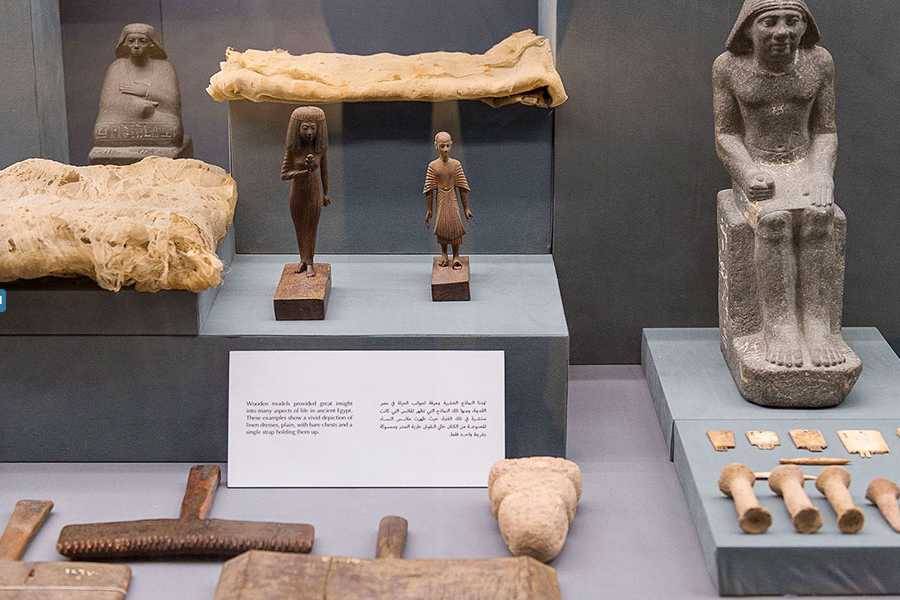 Private Cairo day tour to the Egyptian Museum and National Museum of Egyptian Civilization, exploring ancient artifacts and royal mummies.