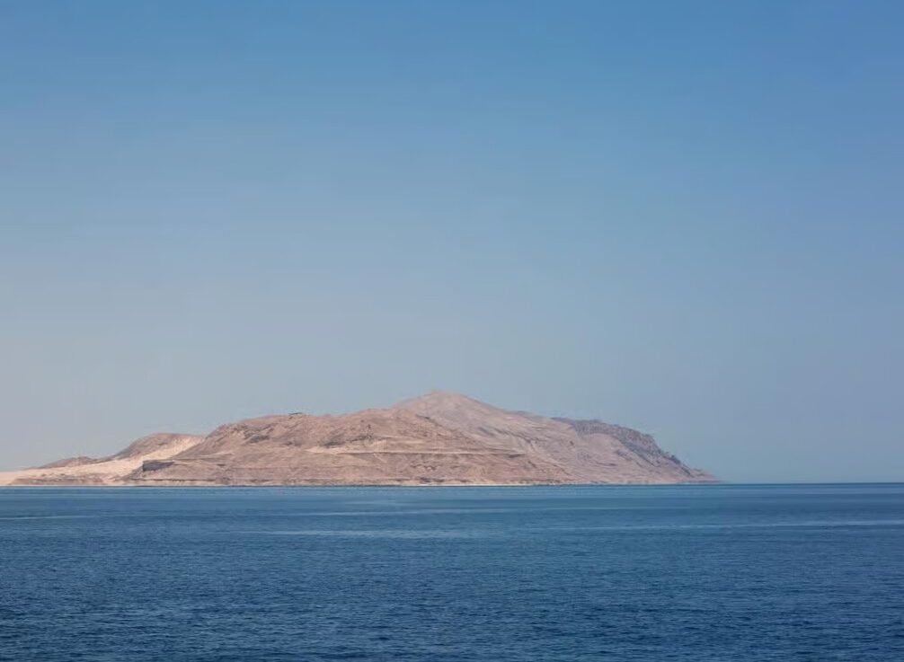 Tiran Island cruise from Sharm El Sheikh with turquoise Red Sea waters, coral reefs and beautiful marine scenery